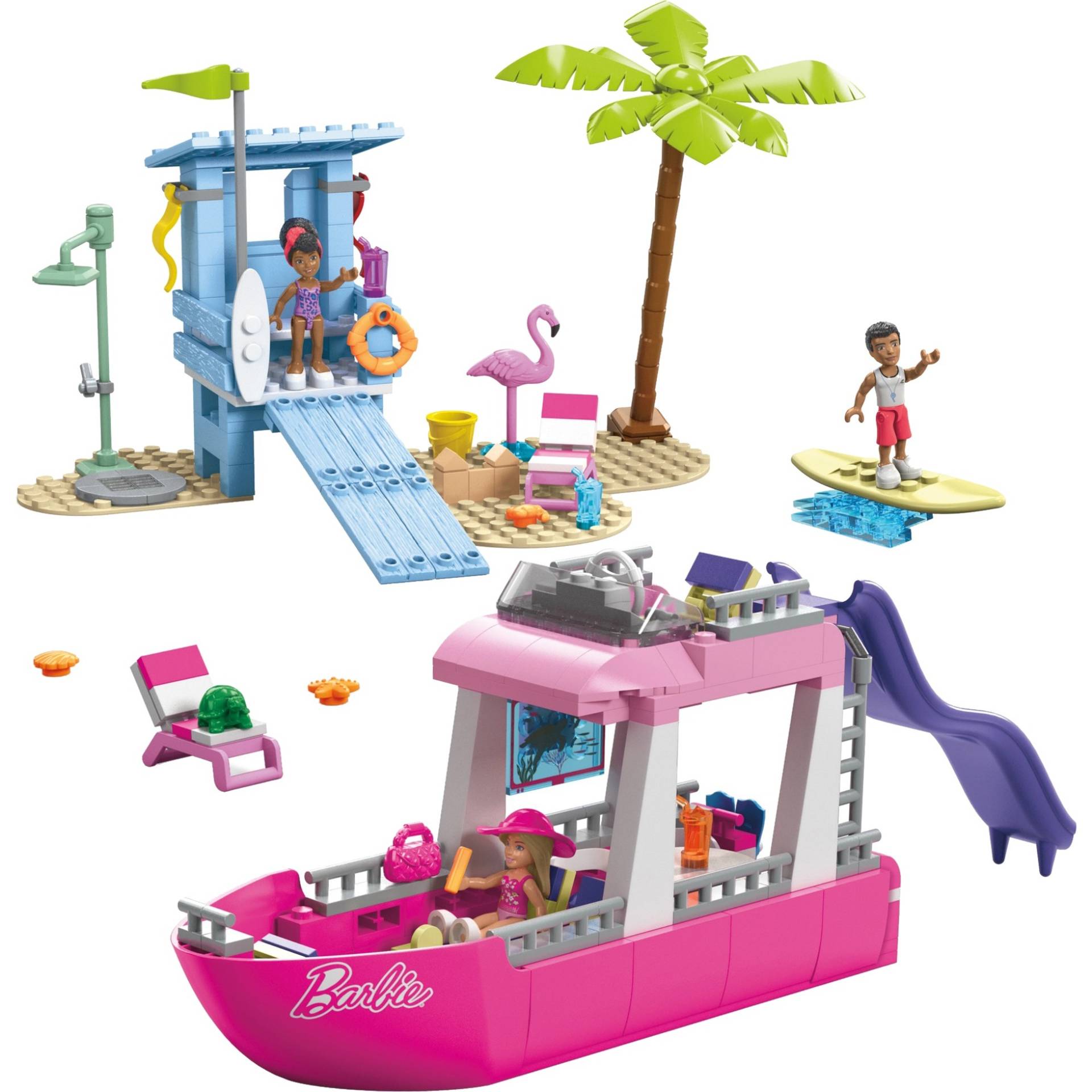 MEGA Barbie Traum-Boot, Konstruktionsspielzeug von Mattel