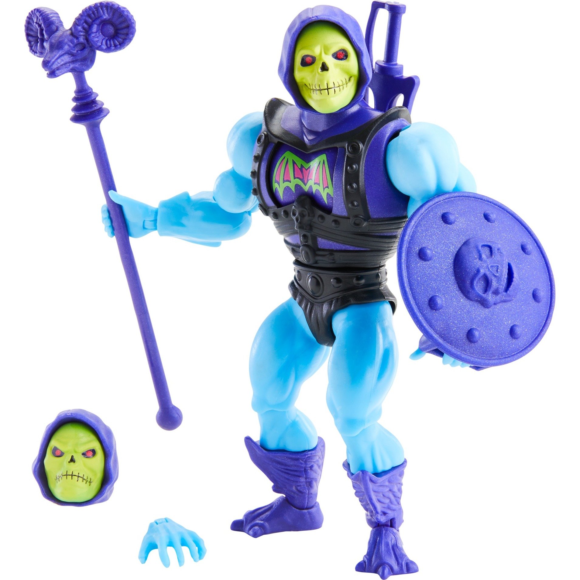 Masters of the Universe Origins Deluxe Actionfigur (14 cm) Skeletor, Spielfigur von Mattel