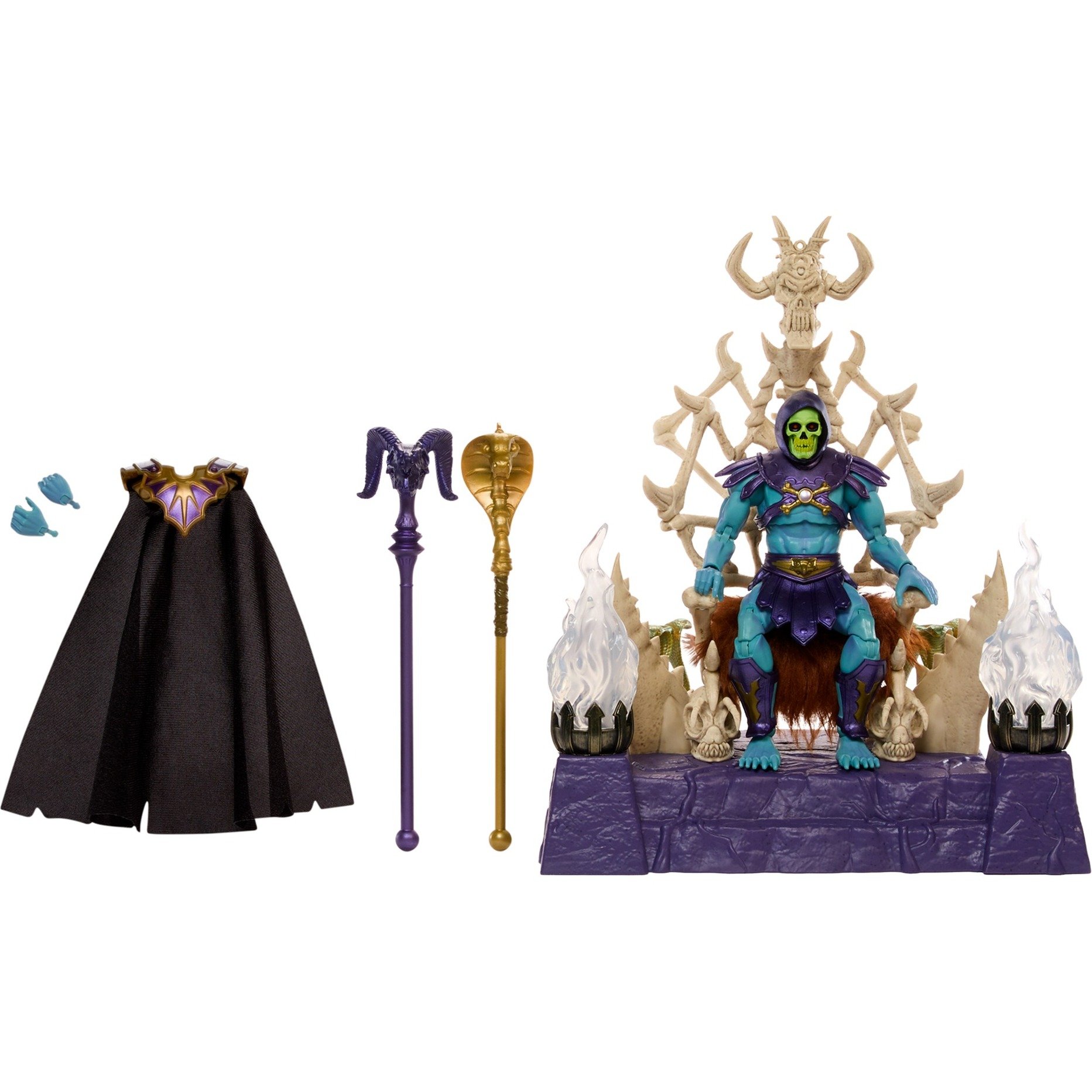 Masters of the Universer Masterverse Skeletor und Havoc Thron, Spielfigur von Mattel