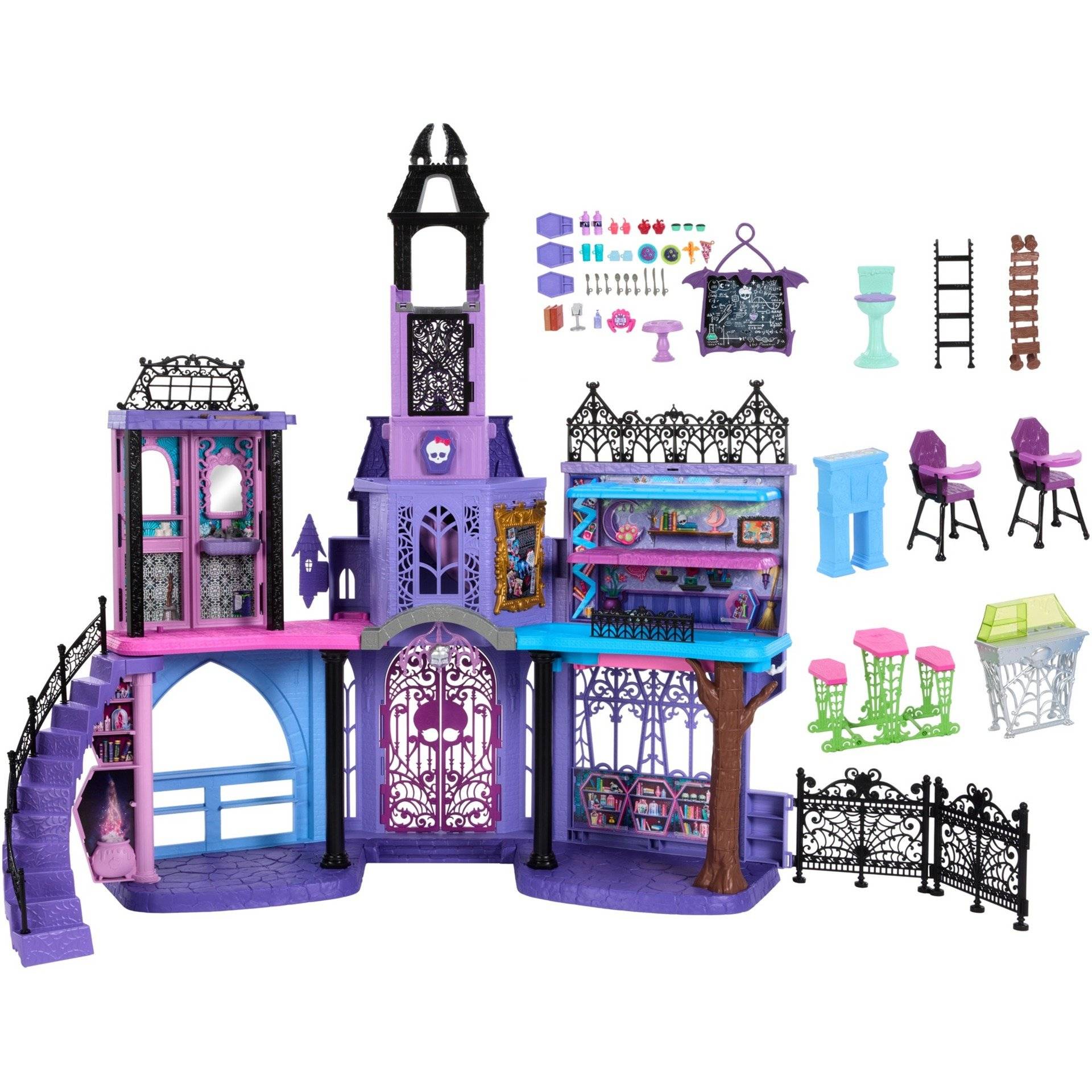 Monster High Haunted High School Spielset, Puppenhaus von Mattel