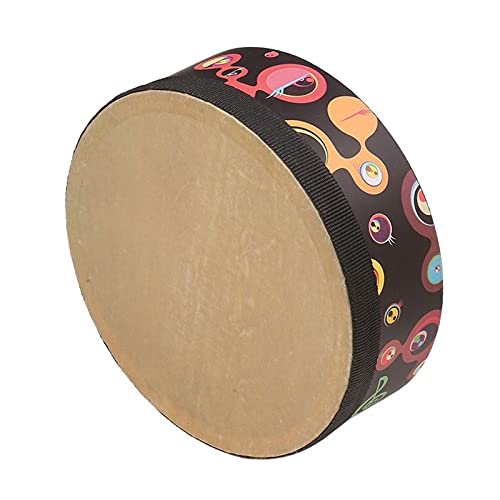 Hand Drum Tragbares Instrument Drumstick Drum Pet Music Percussion für Kinder (6in) von Matybobe