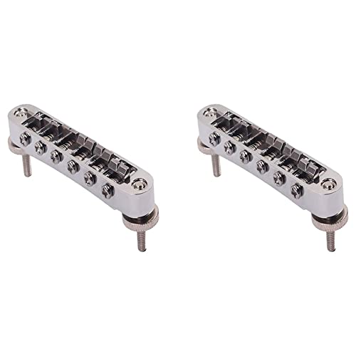 Mauedest 2 Set Gitarrenbrücke für LP SG Tune-O- E-Gitarrenbrücke Gitarrenzubehör von Mauedest