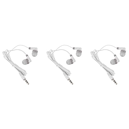 Mauedest 3 Stück 3,5 mm In-Ear-Stereo-Ohrhörer Kopfhörer Kopfhörer Kopfhörer für Handys MP4 MP3 von Mauedest