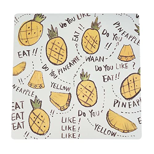 Mauedest Netter PVC Mouse Pad Quadrat Spiel Mauspad Komfort Mauspad Mauspad für Laptop PC Schreibtisch Schreibtisch Pinsel Gelb von Mauedest