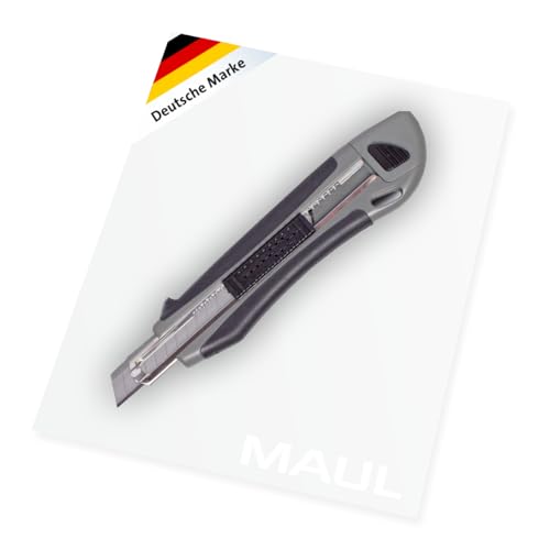 Maul Cutter Profi, Cuttermesser 9 mm, Grau, Schwarz, 7740984, 1 Stück Maul Cutter Profi, Cuttermesser 9 mm, Grau, Schwarz, 7740984, 1 Stück von Maul