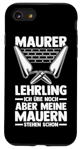 Hülle für iPhone SE (2020) / 7 / 8 Maurermeister Ausbildung Lehrling Auzbi Maurer von Maurer Maurermeister Maurergeselle Geschenk