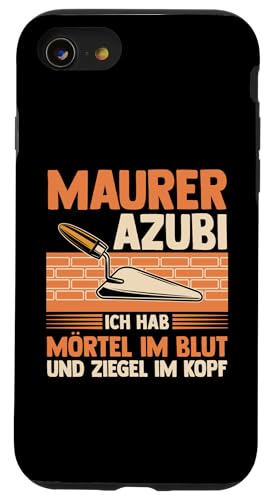 Hülle für iPhone SE (2020) / 7 / 8 Maurermeister Ausbildung Lehrling Auzbi Maurer von Maurer Maurermeister Maurergeselle Geschenk