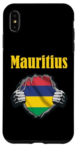 Hülle für iPhone XS Max Mauritius, Flagge von Mauritius, Mauritius-Flagge. von Mauritius,Mauritius Flag,Flag of Mauritius.