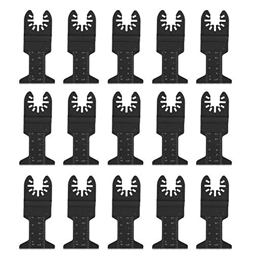 15pcs 44 mm hoher Kohlenstoff -Eintauch -Sägen -Blätter Universal Oszillierende Multitool zum Schneiden von Holz Kunststoff weichem Metall von Mavaol