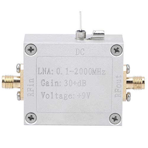 Mavaol HF-Verstärker, breiter Frequenzbereich 0,1–2000 MHz, rauscharm 1,9 dB, hohe Verstärkung 32 dB, korrosionsbeständig für Kommunikation und Verstärkung von Mavaol