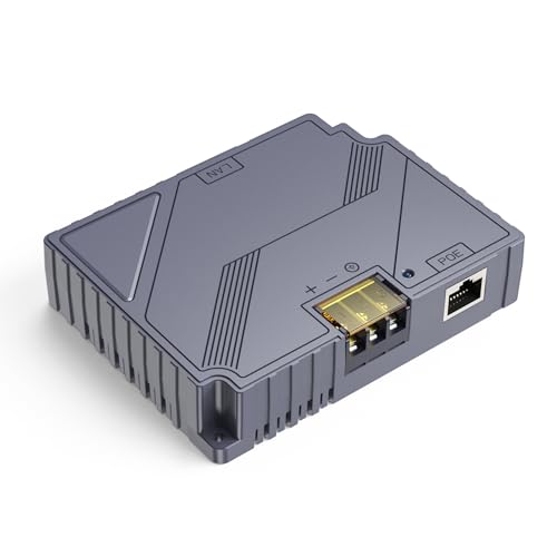 Mavaol PoE-Injektor-Netzteil, 150 W, DC-Aufwärtswandler, Schutz, ESD-Schutz, Gigabit-Ethernet für Satelliten-Internet-Router, Laptop, Outdoor-Gerät von Mavaol