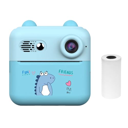 Mavaol Sofortbildkamera für Kinder, 1080P HD-Kamera mit 2,4-Zoll-Bildschirm, Thermodrucktechnologie, zuverlässig, kreativer Spaß für Scrapbooking und Journaling (Blue) von Mavaol