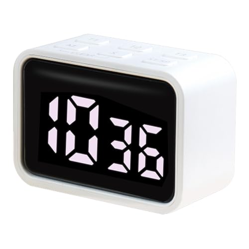 Mavaol Wiederaufladbarer Timer, Countdown-/Count-Up-Funktion, großes LED-Display, anpassbare Alarme, tragbarer Timer für Küche, Fitnessstudio, Arbeitszimmer, Büro (Weiß) von Mavaol