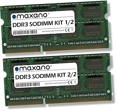 Maxano 16GB Kit (2x8GB) RAM kompatibel mit QNAP TS TS-453 Pro DDR3 1600MHz SODIMM Arbeitsspeicher von Maxano