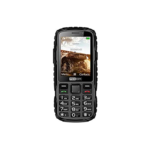 MaxCom Seniorenhandy ohne Vertrag GSM mm920 Strong Schwarz von Maxcom