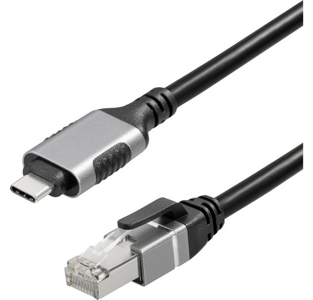 Maxtrack Ethernet-Kabel Cat 6 F/UTP USB C auf RJ45 Netzwerk-Adapter von Maxtrack