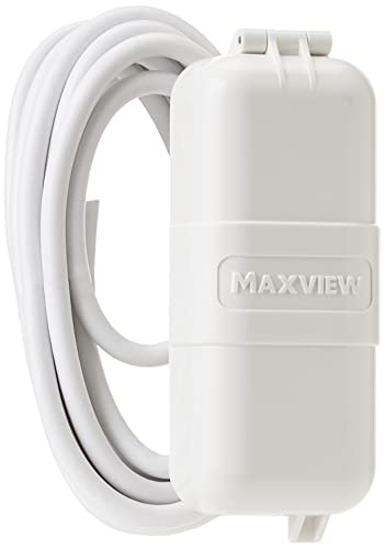 Maxview B2020 Single wetterfest Outdoor Steckdose mit F Anschluss – weiß von Maxview