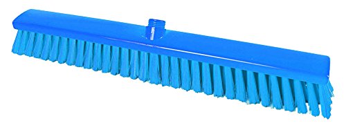 Maya Professional Tools 47156-2 StraßenBesen FBK/Lebensmittelhygiene mit mittelharten Borsten, 600 mm x 60 mm, Blau von Maya