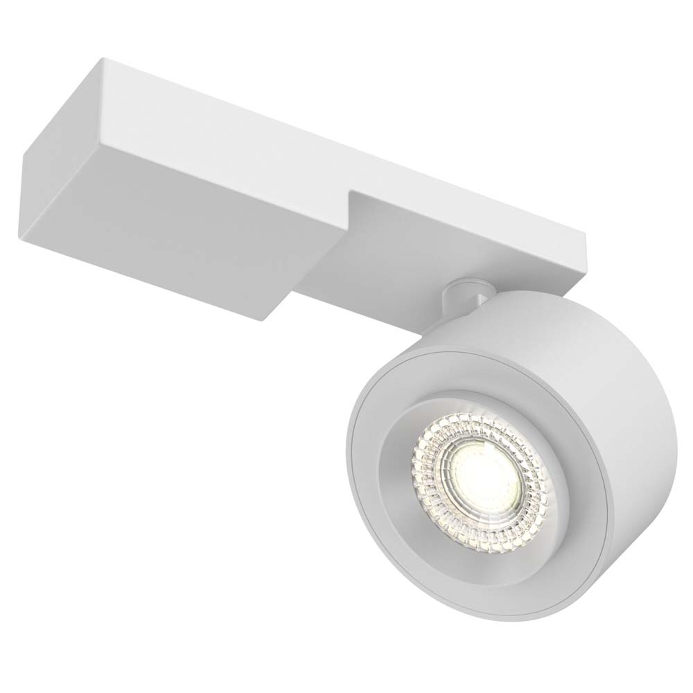 LED Aufbauleuchte, Alu weiß, Spot beweglich, L 17,5 cm von Maytoni