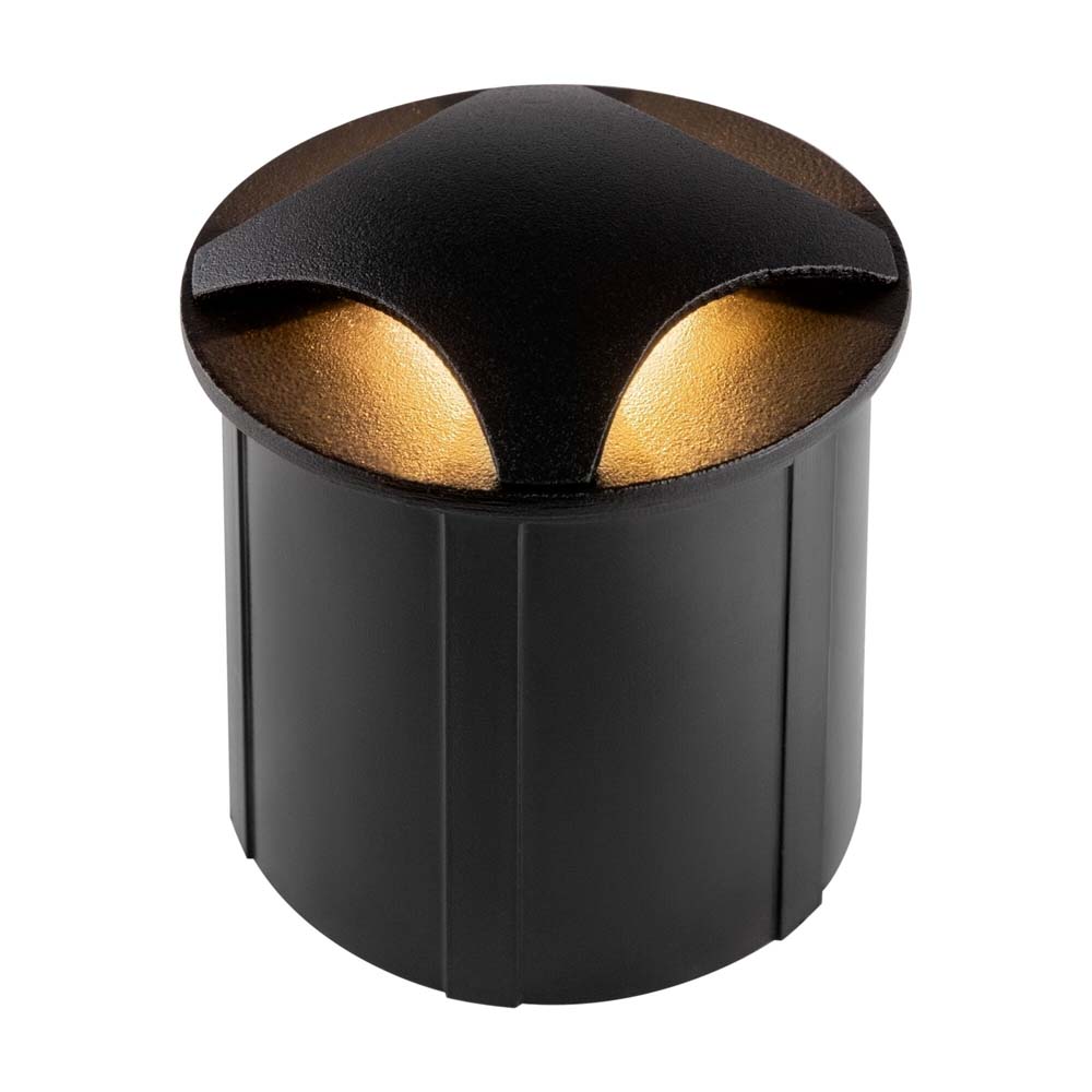 LED Bodenleuchte, Alu, Schwarz, IP65, D 6,2 cm von Maytoni