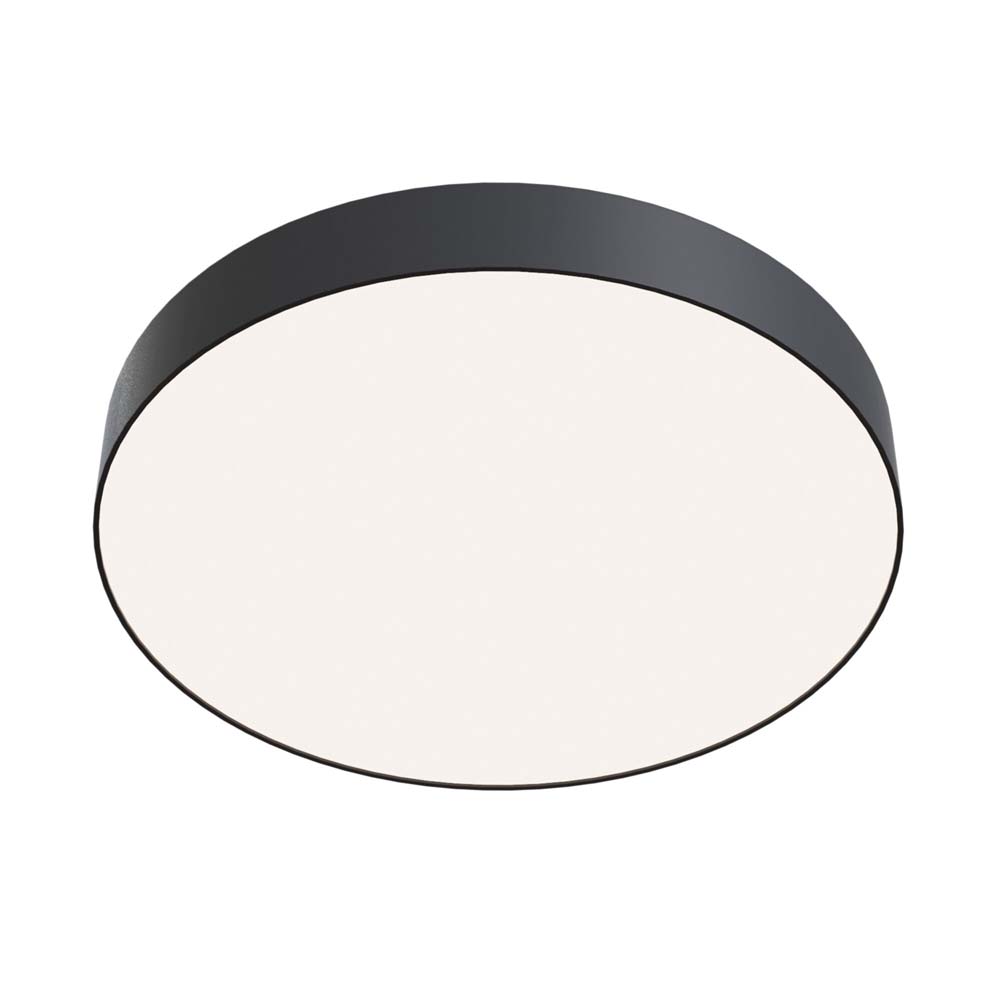 LED Deckenleuchte, Metall, schwarz, rund, warmweiß LED Deckenleuchte, Metall, schwarz, rund, warmweiß von Maytoni