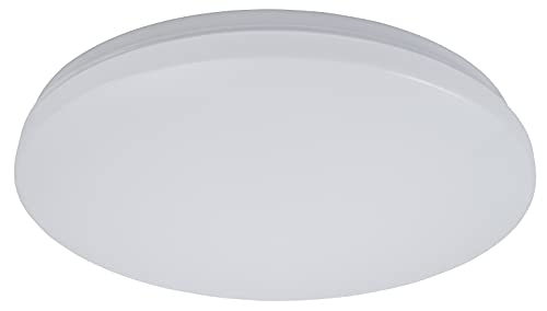 McShine - Deckenlampe LED Deckenleuchte | illumi | Lampe Ø33cm neutralweiß, 4000K, 18W, 1.440 lm Beleuchtung Arbetiszimmer, Büro, Treppenhaus, Hauseingang von McShine