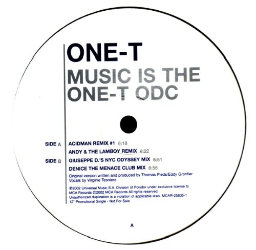 Music Is the One-T Odc [Vinyl LP] von Mca