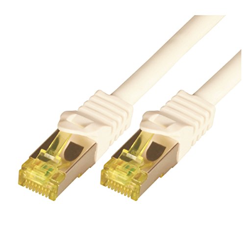 Mcab CAT7 S-FTP-PIMF-LSZH-2.00M-WHI Ethernet-Kabel (2 m) weiß von Mcab
