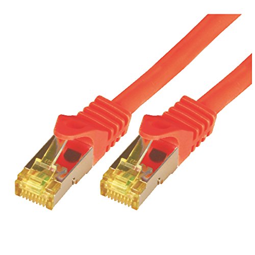 Mcab CAT7 S-FTP-PIMF-LSZH-5.00M-RED Ethernet-Kabel (5 m) rot von Mcab