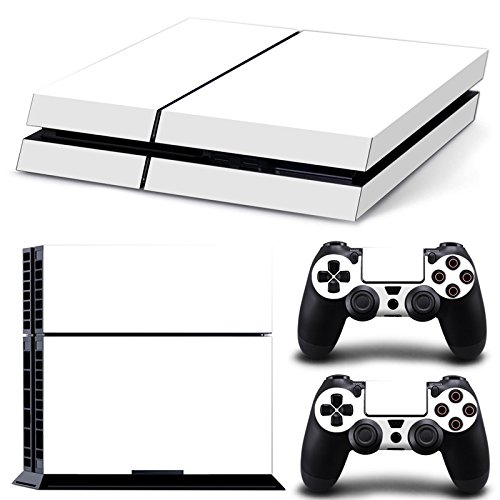 Mcbazel Pattern Serie Decals Vinyl Skin Aufkleber für Original PS4 Only (Not for PS4 Slim/Pro) Alles weiß von Mcbazel