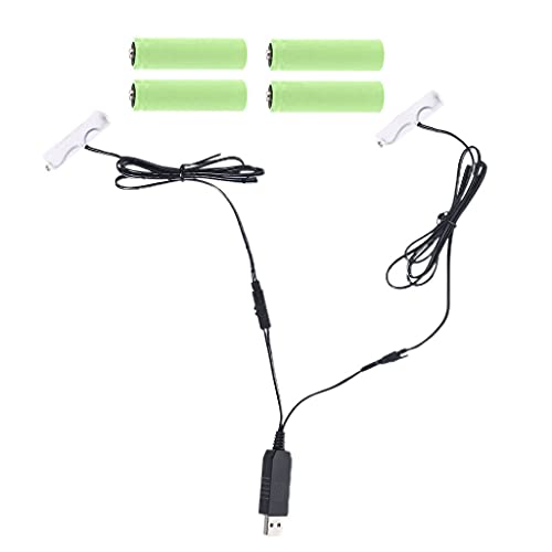 Mcbbigxw Netzteil Adapter Batterieadapter AA Batterien Zubehör für Fernbedienung/Lichterkette/LED Kerze/LED Timer/LED Bild (2x3 AA) von Mcbbigxw