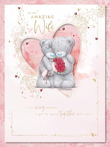 Me To You Bear Valentinstagskarte mit Aufschrift Amazing Wife von Me To You Bear