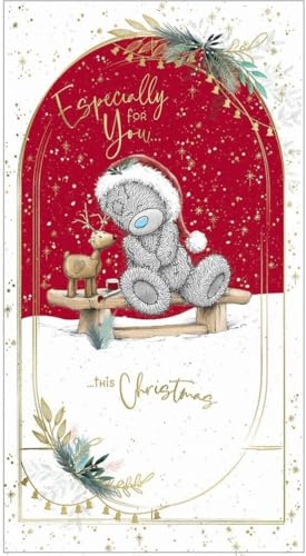 Me To You Tatty Teddy Weihnachtskarte, besonders für Sie, 12,7 x 22,9 cm, offizielle Kollektion von Me To You Bear