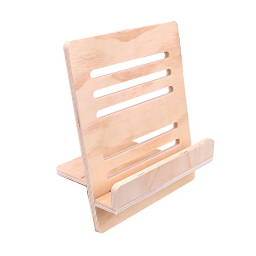 Zusammenklappbarer, verstellbarer Notenständer aus Holz für den Schreibtisch Zusammenklappbarer, verstellbarer Notenständer aus Holz für den Schreibtisch von Mealoodiousmusea