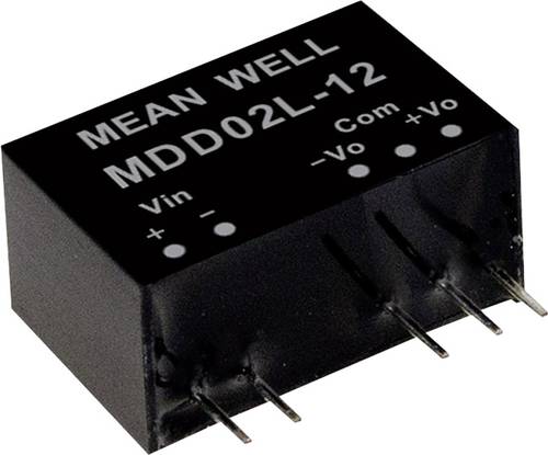 Mean Well MDD02N-09 DC/DC-Wandlermodul 111mA 2W Anzahl Ausgänge: 2 x Inhalt 1St. von Mean Well