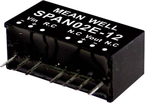 Mean Well SPAN02C-03 DC/DC-Wandlermodul 500mA 2W Anzahl Ausgänge: 1 x Inhalt 1St. von Mean Well