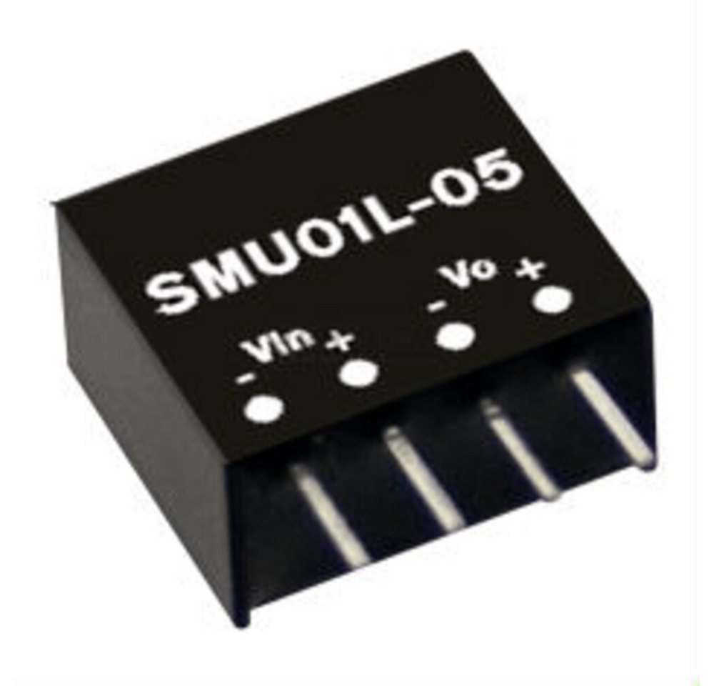 MeanWell Wechselrichter "SMU01M-05" 5V, 1W, Niedervolt, L11,6mm MeanWell Wechselrichter "SMU01M-05" 5V, 1W, Niedervolt, L11,6mm von MeanWell