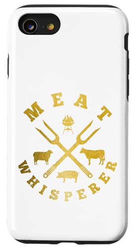 Fleischflüsterer BBQ Grill Chef Smoker Grillen Lustig Barbecue Hülle für iPhone SE (2020) / 7 / 8 von Meat Whisperer - BBQ & Grill Apparel