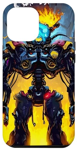 Hülle für iPhone 14 Pro Max Battlemech Cyberpunk Sci-Fi Mech Warrior Roboter von Mech Warrior Sci-Fi Roboter & Cyberpunk Sci-Fi