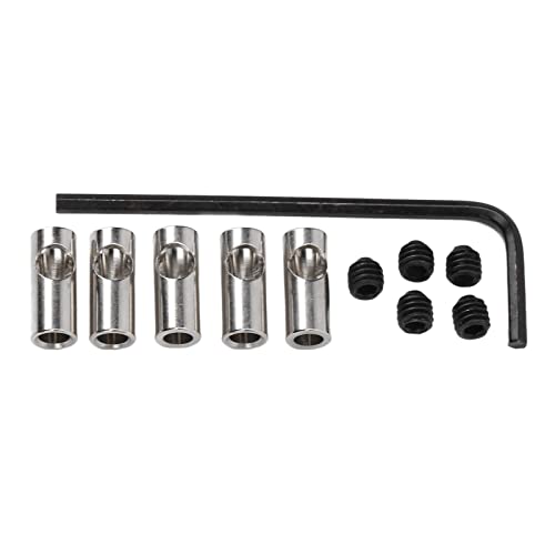 RC-Wellenadaptermotor, 3,17 mm auf 5 mm Ritzelreduzierhülse, Edelstahl, hohe Leistung für ferngesteuerte Fahrzeuge, Silber RC-Wellenadaptermotor, 3,17 mm auf 5 mm Ritzelreduzierhülse, Edelstahl, hohe Leistung für ferngesteuerte Fahrzeuge, Silber von MechKit