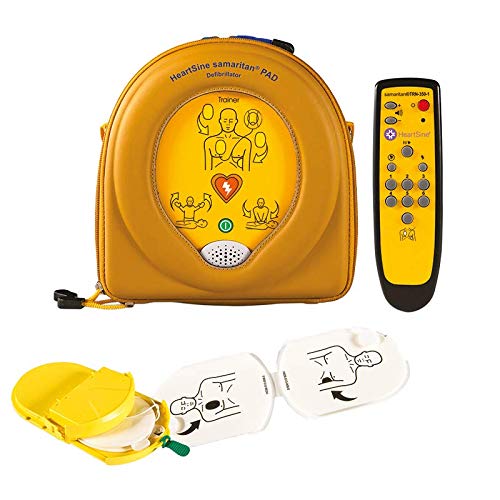 HeartSine PAD 350 Trainingsdefibrillator-Komplettset zum Herzdruckmassagetraining mit Defi-Einsatz von MedX5