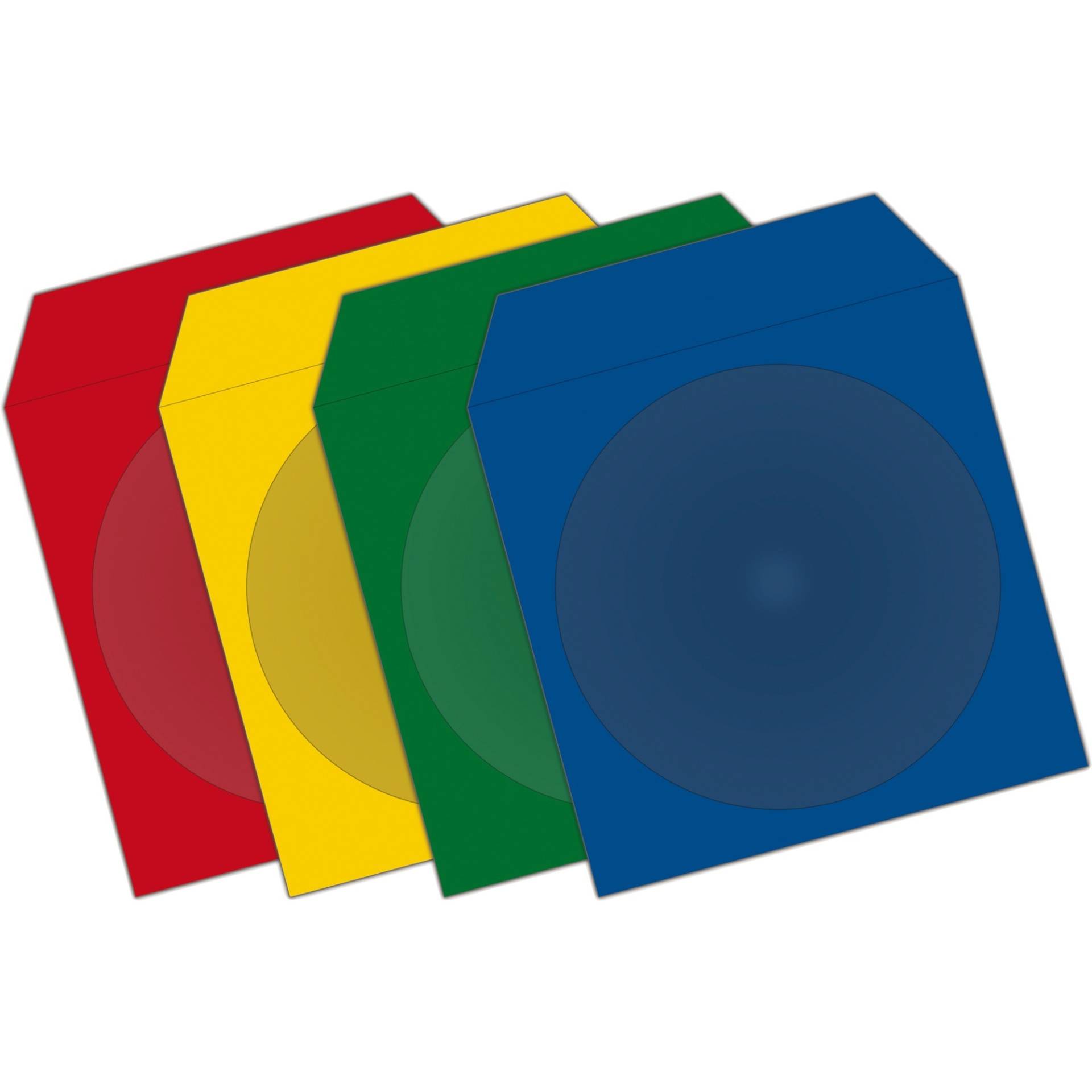 CD/DVD Papierhüllen Color-Pack, Schutzhülle von MediaRange