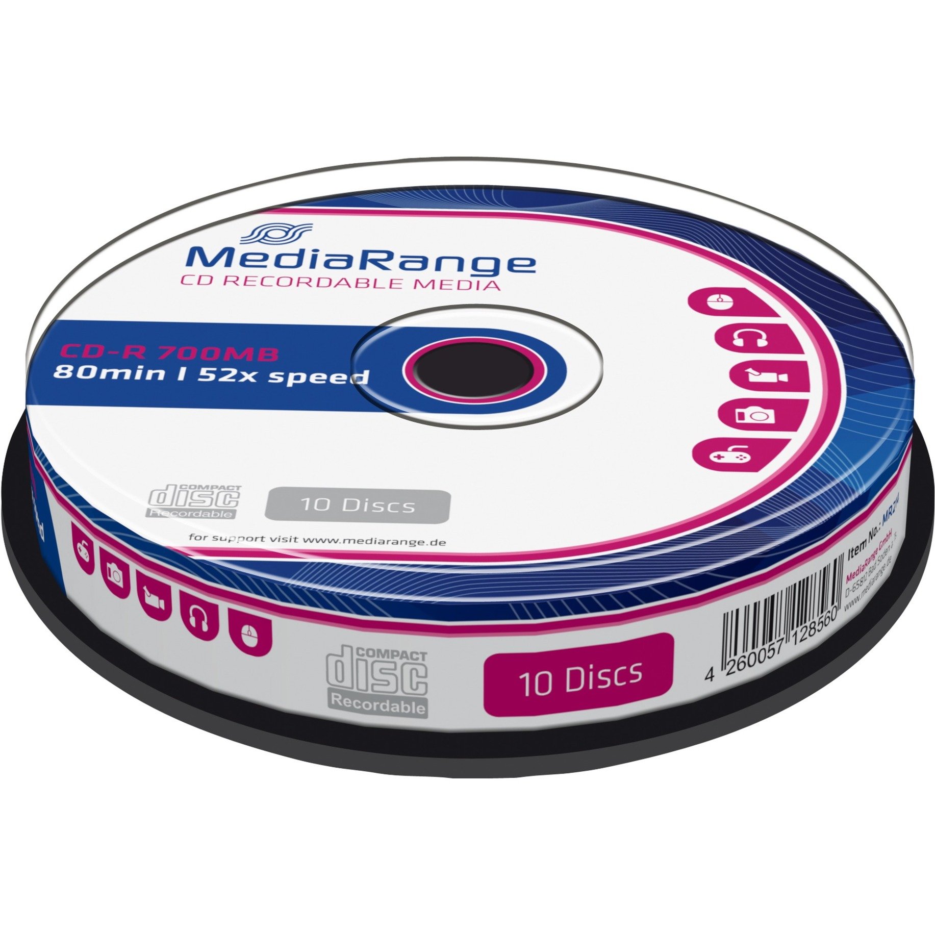 CD-R 700 MB, CD-Rohlinge CD-R 700 MB, CD-Rohlinge von MediaRange