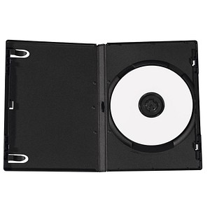 MediaRange 1er CD-/DVD-Hüllen schwarz, 5 St. von MediaRange