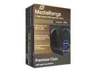 MediaRange BOX35-3, DVD-Hülle, 3 Disks, Schwarz, Kunststoff, 120 mm, 136 mm von MediaRange