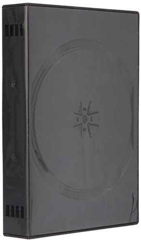 MediaRange BOX35 DVD-Leerhülle für 10 Discs, 33mm, schwarz, 3er Pack von MediaRange