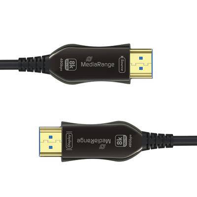 MediaRange HDMI U High Speed Ethernet Kabel AOC 48Gibt/s 10m von MediaRange