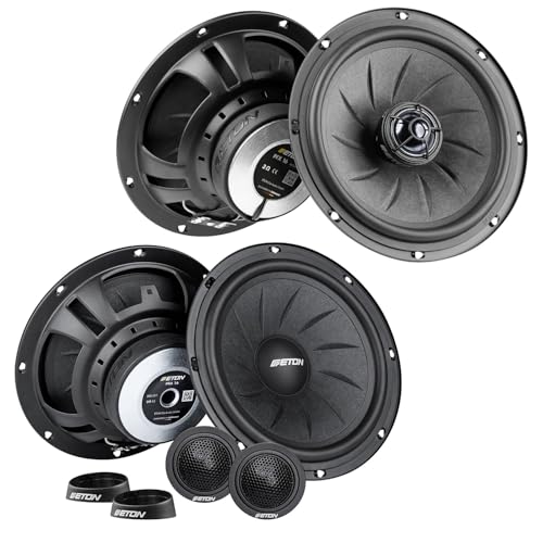 MEDIADOX Front/Heck 16,5cm/165mm Auto Lautsprecher/Boxen/Speaker Komplett-Set von Eton kompatibel für Infiniti (III) von Mediadox