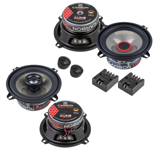 Mediadox Front/Heck 13cm/130mm Auto Lautsprecher/Boxen/Speaker Komplett-Set von Audio System kompatibel für BMW Mediadox Front/Heck 13cm/130mm Auto Lautsprecher/Boxen/Speaker Komplett-Set von Audio System kompatibel für BMW von Mediadox