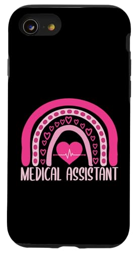 Hülle für iPhone SE (2020) / 7 / 8 Zertifizierte medizinische Assistentin Rainbow Heart CMA Krankenschwester Frauen von Medical Assistant Nurse Healthcare